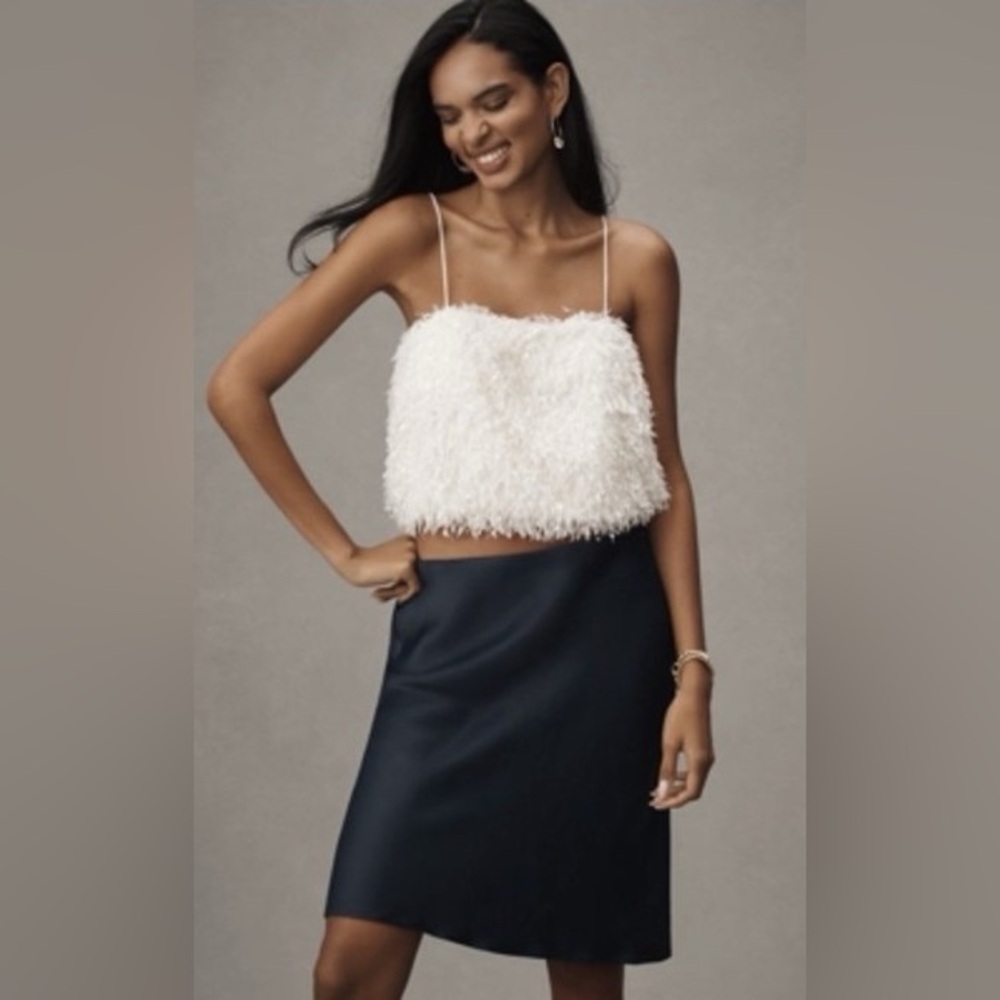 NWT Anthropologie tilda slip skirt